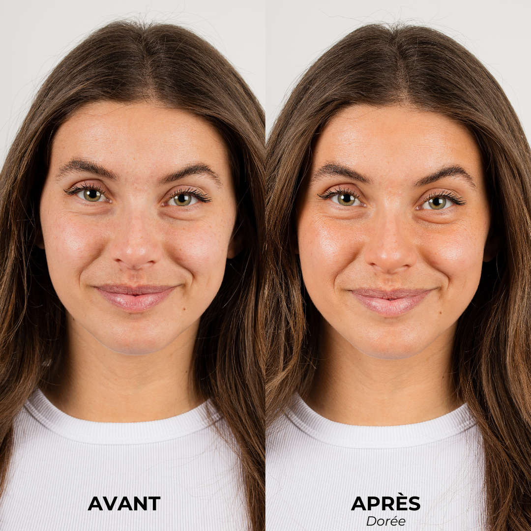 La BB crème hydratante SPF20 sans dioxyde de titane • Dorée