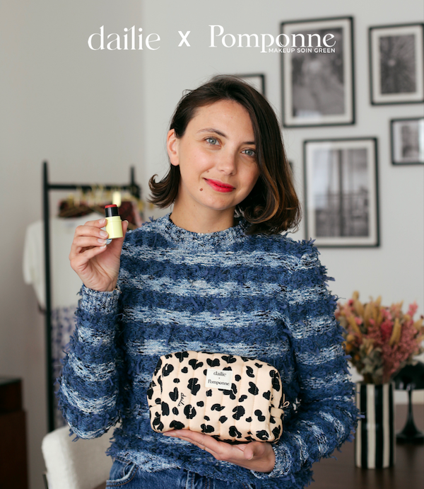 Trousse à maquillage Dailie x Pomponne