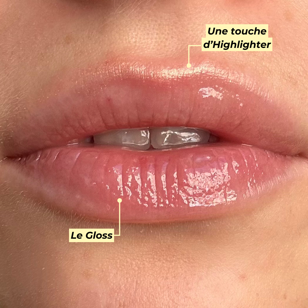 Duo Ultra-Glowy • Gloss booster d'hydratation + Fantastick Highlighter