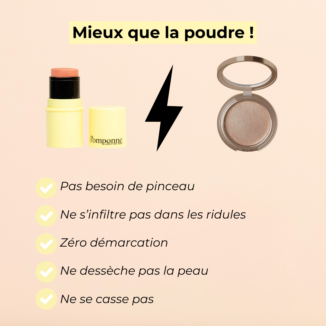Pomponne Fantastick Highlighter Or Rose mieux que poudre