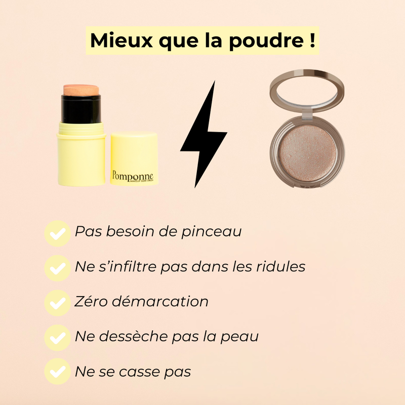 Pomponne Fantastick highlighter dore mieux que poudre