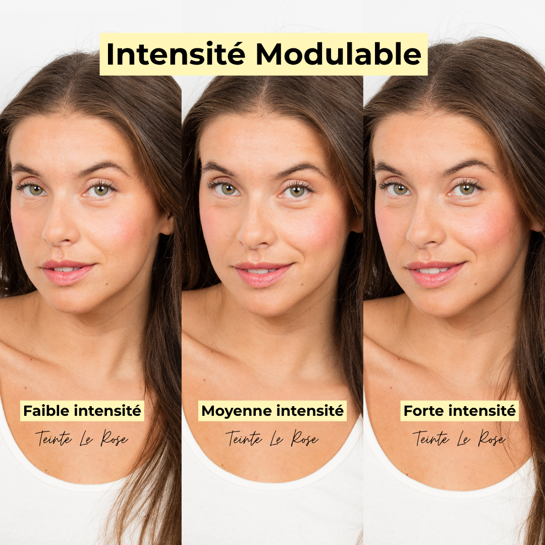 Pomponne fantastick-baume et blush rose intensité modulable