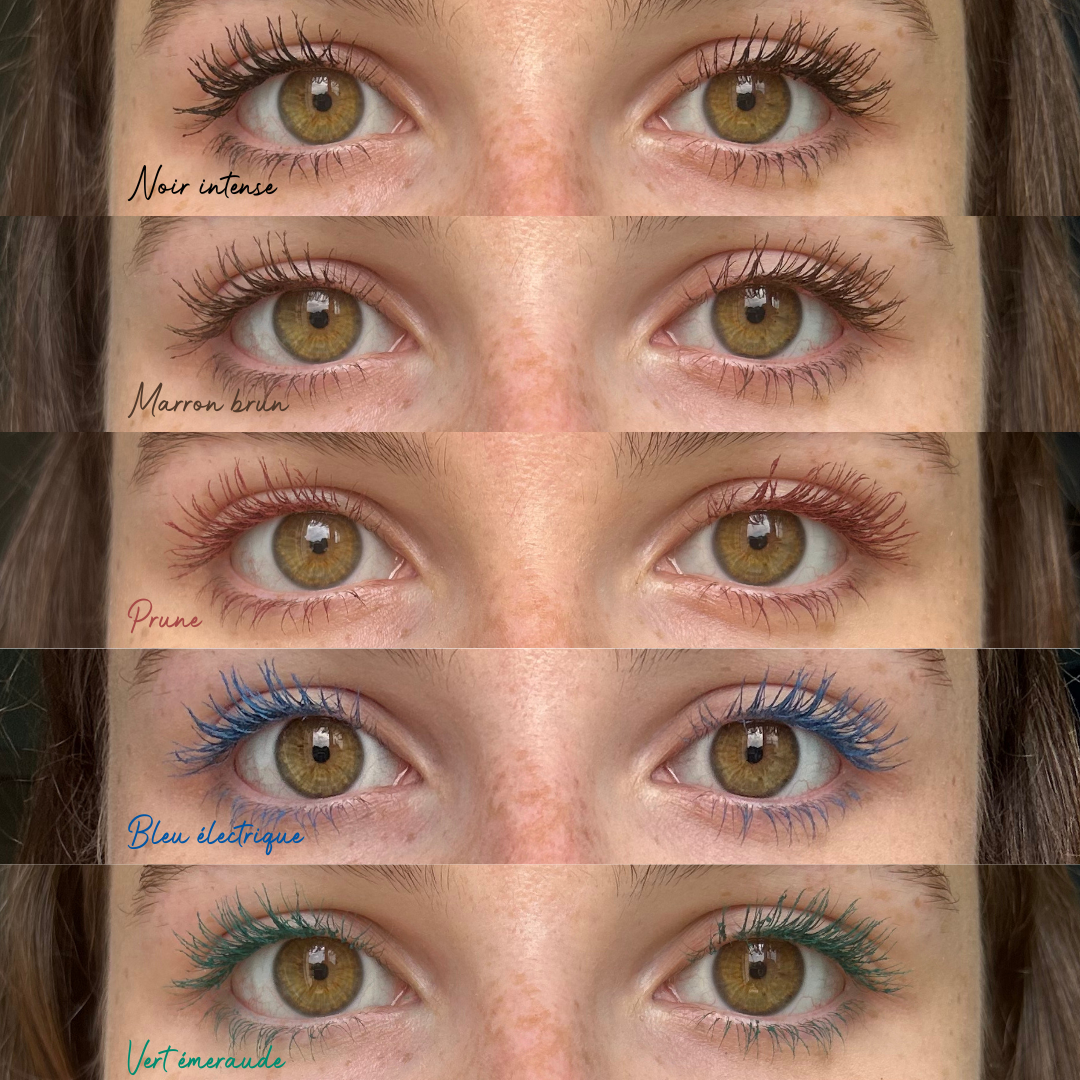 Mascara naturel booster de cils • Noir intense • Gravure au choix