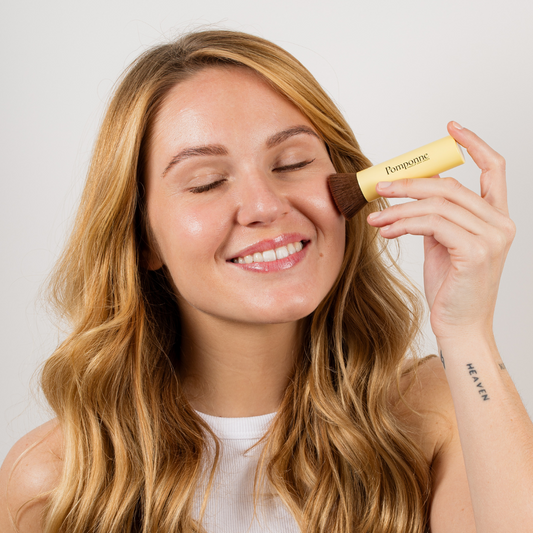 Pinceau teint à creux