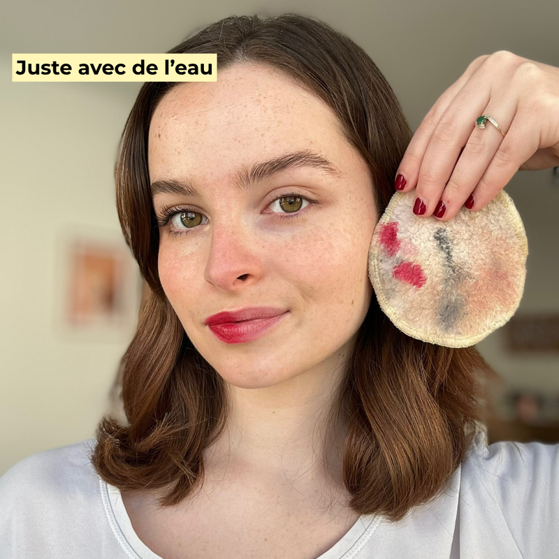 Double-Pad • Coton réutilisable 2-en-1 démaquillant & exfoliant