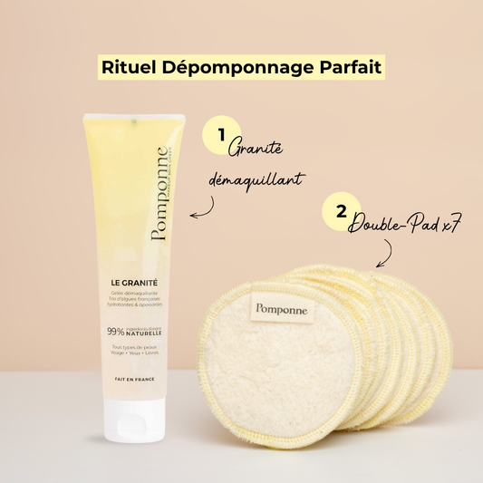 Rituel Dépomponnage Parfait • Double-Pad x7 + 1 Granité
