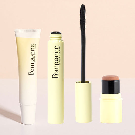 Trio • Gloss booster d'hydratation + Mascara booster de cils + Bronzer