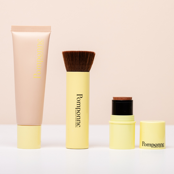Trio • BB Cream SPF20 + Crease Brush + Bronzer
