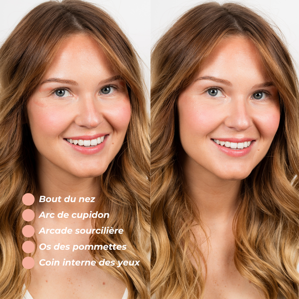 Pomponne Fantastick Highlighter or rose tuto victoire