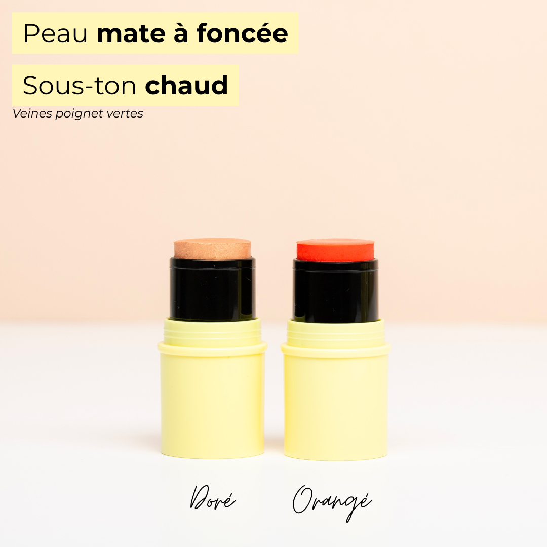 Pomponne Fantastick duo conseils peau mate sous ton chaud
