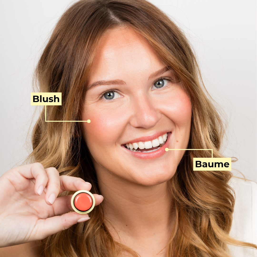 Pomponne fantastick baume et blush orange 2 fonctions