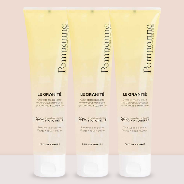 Makeup remover granita trio • Face Eyes Lips