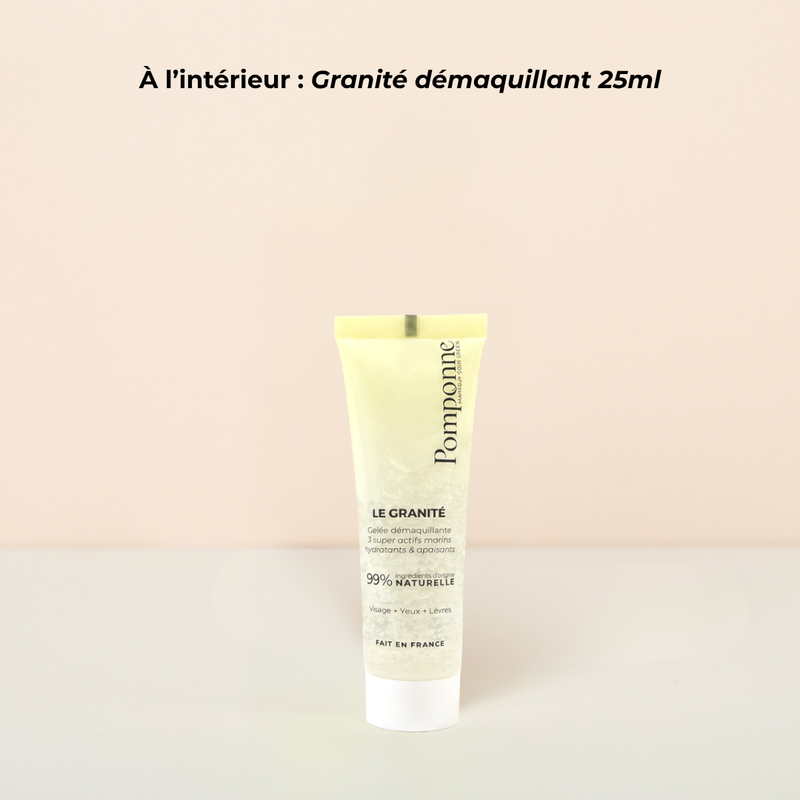 Berlingot de Noël • Granité démaquillant 25ml • Visage Yeux Lèvres