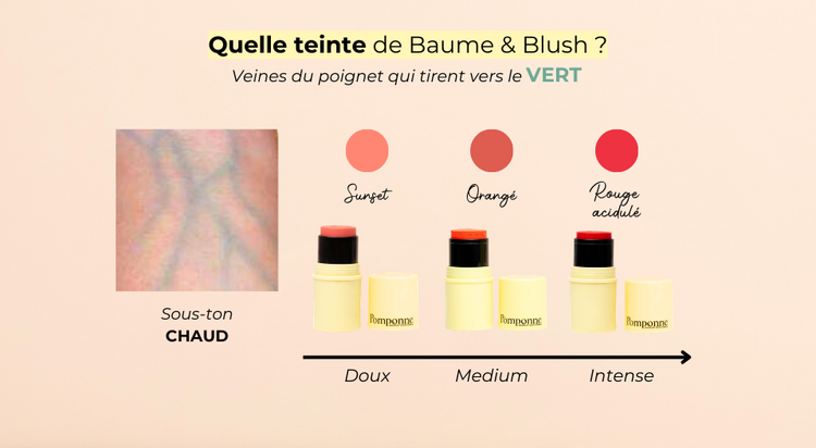 Les Fantasticks Baume & Blush des sous-tons chauds