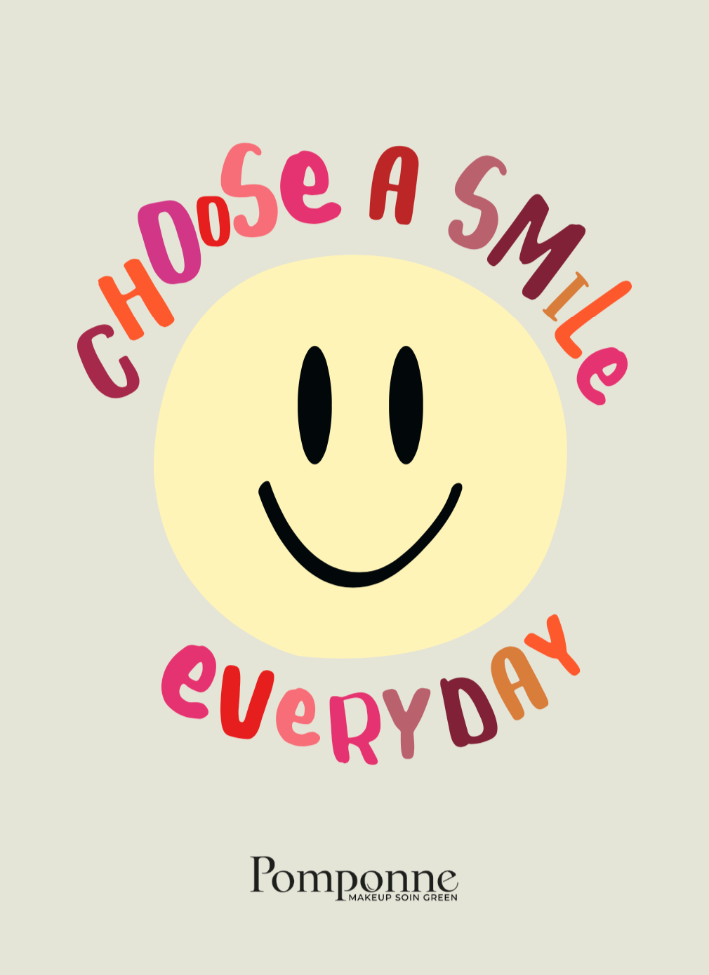 Carte • Choose a Smile everyday