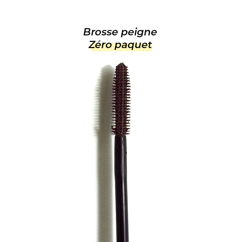 Brosse peinge zéro paquet Mascara naturel booster de cils Pomponne teinte marron