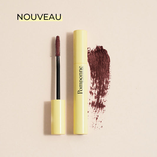 NOUVEAU Mascara naturel booster de cils Pomponne teinte prune